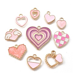 20шт 10 стиля подвески из сплава с эмалью&nbsp;ENAM-FP0002-33