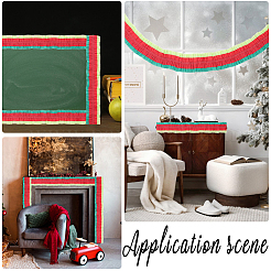 Гирлянда ручной работы из рулона гофрированной бумаги&nbsp;DIY-WH20063-016B