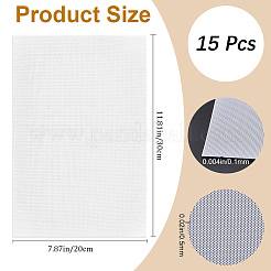 Пластиковые листы холста сетки&nbsp;AJEW-CP0008-79C