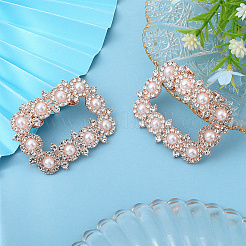 Украшение обуви из сплава со стразами&nbsp;FIND-GF0006-01B-RG