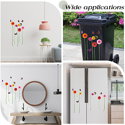 ПВХ самоклеящиеся настенные декоративные наклейки&nbsp;STIC-WH0002-037