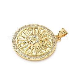 Латунные микро проложить кубического циркония подвески&nbsp;KK-D426-22B-G