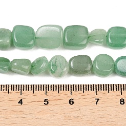 Естественный зеленый авантюрин бисер нитей&nbsp;G-K395-B04-02