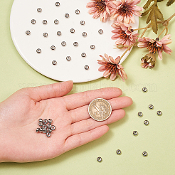 50 шт. бусины из нержавеющей стали марки 304&nbsp;STAS-CJ0001-195