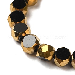 Стеклянные бусины с гальваническим покрытием &nbsp;EGLA-P061-01A-03