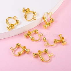 Латунный винт для фиксации на серьгах&nbsp;KK-L164-01G