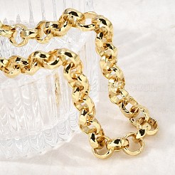 Ожерелья из латунной цепочки 8 мм&nbsp;NJEW-L013-12G