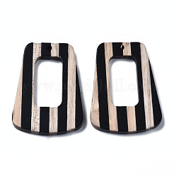 Подвески из смолы и дерева&nbsp;LS-X-RESI-N025-013A-B02