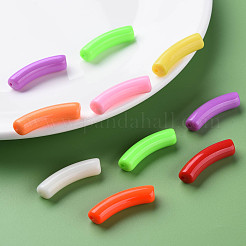 Непрозрачные акриловые бусины&nbsp;MACR-S372-002B-SM