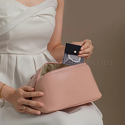 6 шт. конверты для ювелирных изделий из искусственной кожи ПВХ с кнопкой&nbsp;ABAG-WH0039-49B