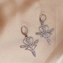 201 серьги-подвески из нержавеющей стали&nbsp;FS-WGB2EA6-01