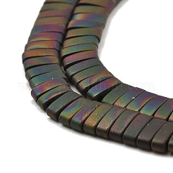 Гальванические нити матовых немагнитных синтетических гематитовых бусин&nbsp;G-G089-A01-01