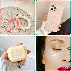 200 шт. АБС-пластиковые имитационные звенья из жемчуга&nbsp;OACR-YW0003-55