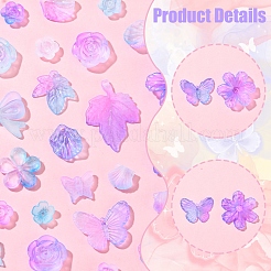 60 г прозрачных акриловых бусин&nbsp;OACR-FS0001-90B