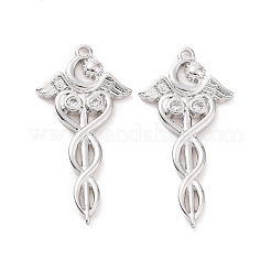 Латунные микро проложить кубического циркония подвески&nbsp;ZIRC-I064-01P