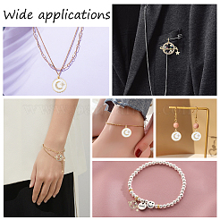 8шт 2 стиля латунные подвески с микропаве и кубическим цирконием&nbsp;ZIRC-AR0001-14