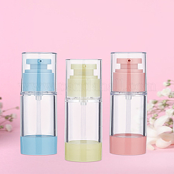 3 шт. 3 цвета пустые портативные пластиковые бутылки для безвоздушного распыления&nbsp;AJEW-LP0005-73