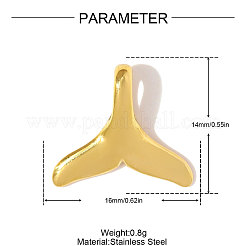 Подвески из нержавеющей стали 304&nbsp;STAS-OY010-75G