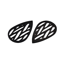 Большие подвески из натурального дерева тополь&nbsp;WOOD-N016-25