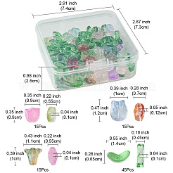 Прозрачные стеклянные бусины&nbsp;GLAA-FS0001-79