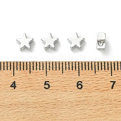 Латунные бусины со звездами&nbsp;XGRPCU878-300P