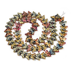 Стеклянные бусины с гальваническим покрытием &nbsp;EGLA-N012-04K