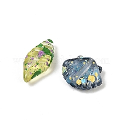 Прозрачные акриловые бусины с океанской тематикой&nbsp;OACR-D321-02