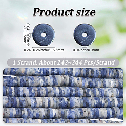 1 нить натуральных содалитовых бусин&nbsp;G-PA0001-47