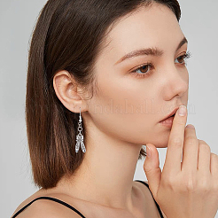 60 шт. 3 стиля 925 открытых соединительных кольца из стерлингового серебра&nbsp;STER-DC0001-51