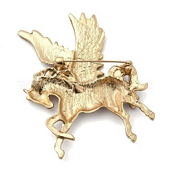 Эмалированные значки Pegasus из сплава для одежды для женщин&nbsp;JEWB-F043-03