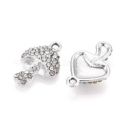 Подвески из сплава со стразами&nbsp;PALLOY-T091-26M-P