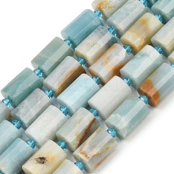 Натуральный цветок амазонитовые бусины пряди&nbsp;G-G453-E05-10x14mm