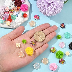 Кабошоны из смолы 50шт 5 стиля&nbsp;CRES-YW0002-40