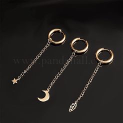 Наборы для самостоятельного изготовления сережек из нержавеющей стали 304&nbsp;DIY-UN0001-71G