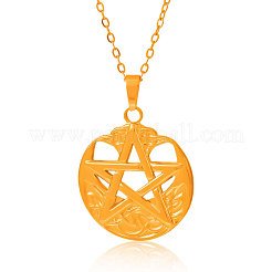 Женские кулоны с пентаграммой из нержавеющей стали 304&nbsp;ZN0791-2