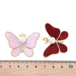 Подвески из латуни с покрытием из прозрачного кубического циркония&nbsp;KK-S381-15G