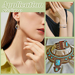 180шт 9 стиля натуральных и синтетических бусин из смешанных драгоценных камней&nbsp;G-ME0001-21