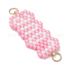 Подвески-соединители из стеклянного бисера Miyuki Delica&nbsp;PALLOY-MZ01025