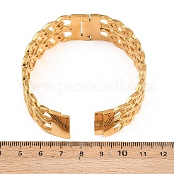 Браслеты из нержавеющей стали 304 для женщин&nbsp;BJEW-Z155-04G