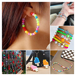 1990 шт. 20 вида прозрачных и непрозрачных стеклянных бусин&nbsp;SEED-TA0001-42