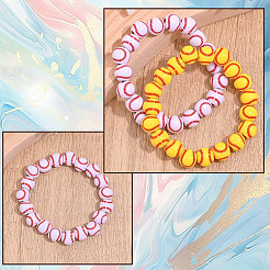 150 шт. непрозрачные акриловые круглые бусины&nbsp;MACR-PA0001-09B