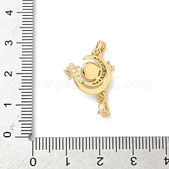 Латунные микро проложить кубического циркония подвески&nbsp;KK-F905-21G-02