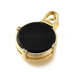 Латунные микро проложить кубического циркония подвески&nbsp;KK-S523-16G-B