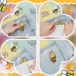 43 шт. Компьютеризированная вышивка ткань утюгом / пришить патчи DIY-GA0008-36