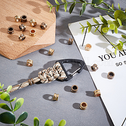 24шт 2 цвета латунные бусины&nbsp;FIND-AR0002-32