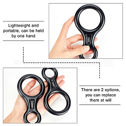 Алюминиевые сплавы 8 страховочное устройство титан цифра 8 спусковое устройство для лазания&nbsp;FIND-FH0002-12