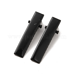 Черный железа плоским крокодил фурнитуры зажима волос&nbsp;X-PHAR-S039-32mm