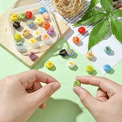 28шт 14 цвета фарфоровые бусины ручной работы&nbsp;PORC-CJ0001-02