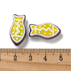 Прозрачные стеклянные бусины ручной работы&nbsp;GLAA-N0028-02E