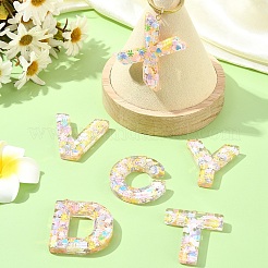 26шт 26 стиля прозрачные подвески из эпоксидной смолы&nbsp;CRES-YW0002-28E